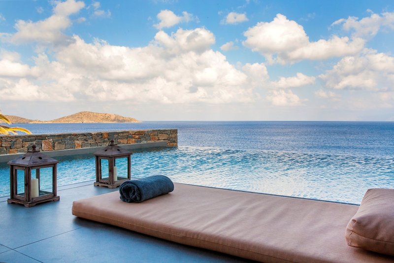 Aquila Elounda Village in Elounda, Heraklion (Kreta) Terasse