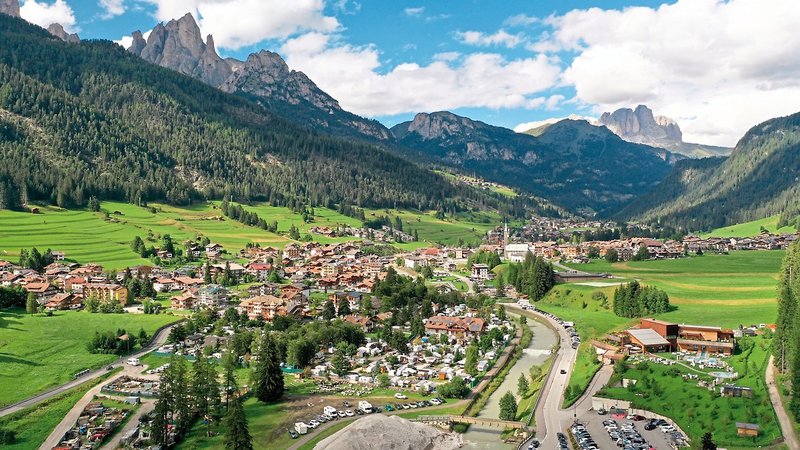 Olympic SPA Hotel in Vigo di Fassa, Bolzano Landschaft