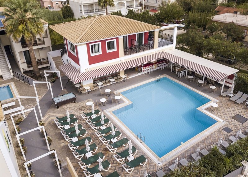 Cactus Hotel in Laganas, Zakynthos Außenaufnahme
