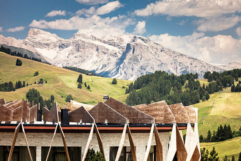 COMO Alpina Dolomites in Seiser Alm, Bolzano Landschaft