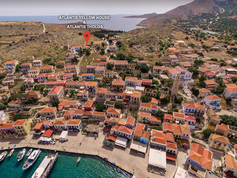 Atlantis Houses in Chalki Stadt, Rhodos Außenaufnahme