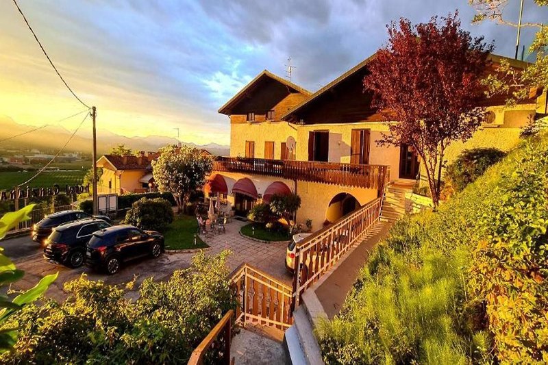 New Hotel Genziana in Altavilla Vicentina, Verona Terrasse