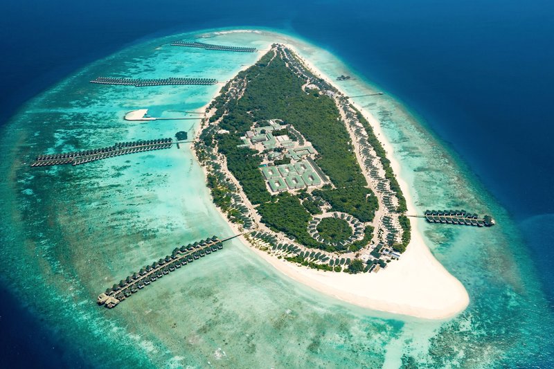 Siyam World in Dhigurah Island, Malediven Außenaufnahme