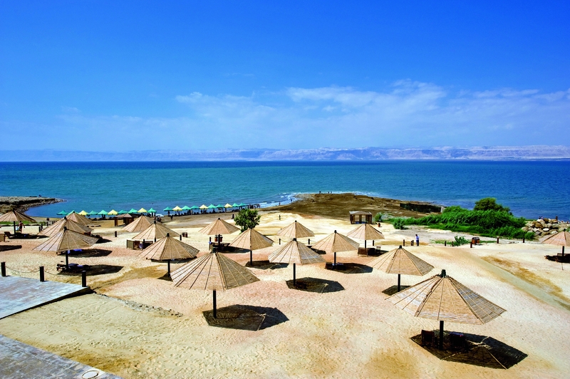 Dead Sea Spa Resort in Sweimeh, Amman Strand