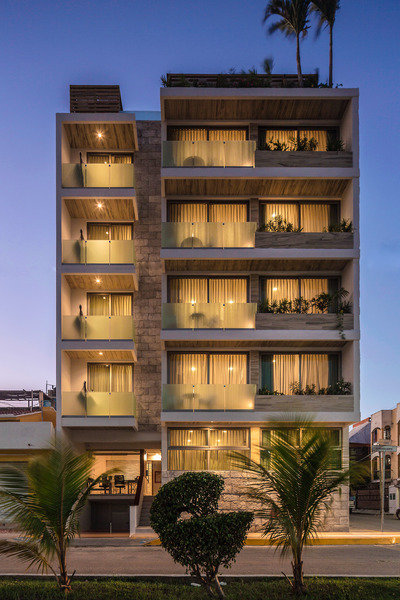 Newport House in Playa del Carmen, Cancun Außenaufnahme