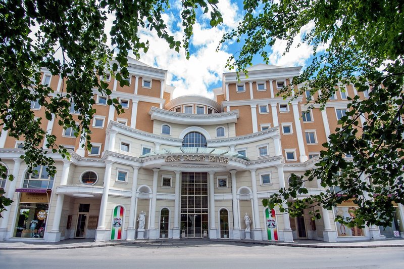 Aparthotel Rome Palace Deluxe in Sonnenstrand, Burgas Außenaufnahme