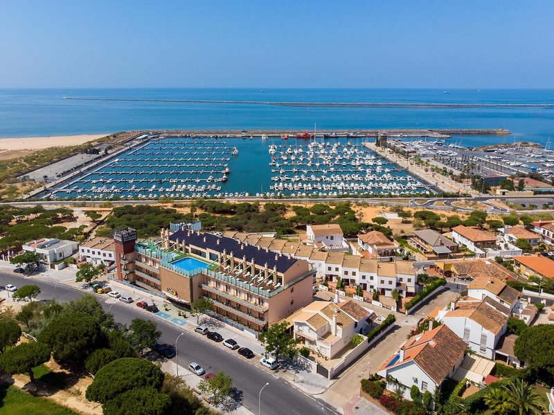 Hotel Apartamento Martín Alonso Pinzón in Mazagón, Faro Außenaufnahme