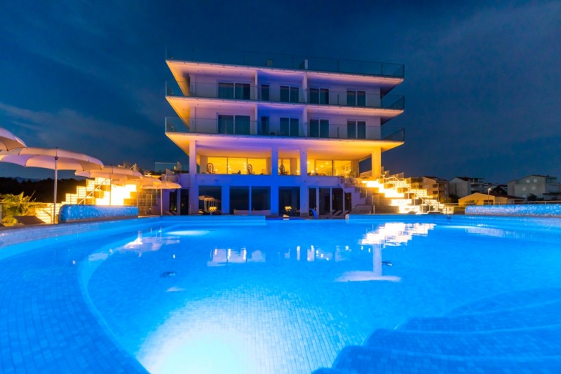 In Excelsis Hotel in Novalja, Rijeka (Kroatien) Pool