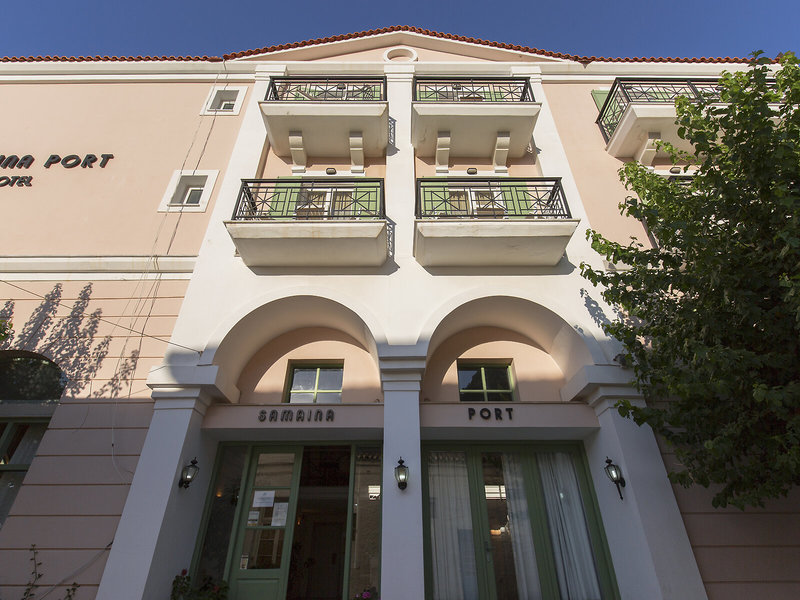 Samaina Port Hotel in Karlovasi, Samos Außenaufnahme