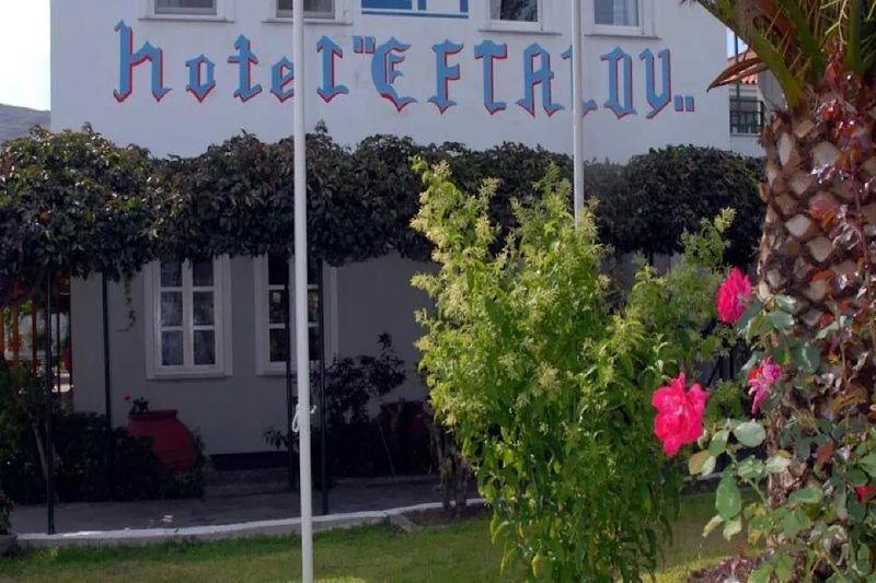 Eftalou Hotel in Eftalou, Mytilene (Lesbos) Außenaufnahme
