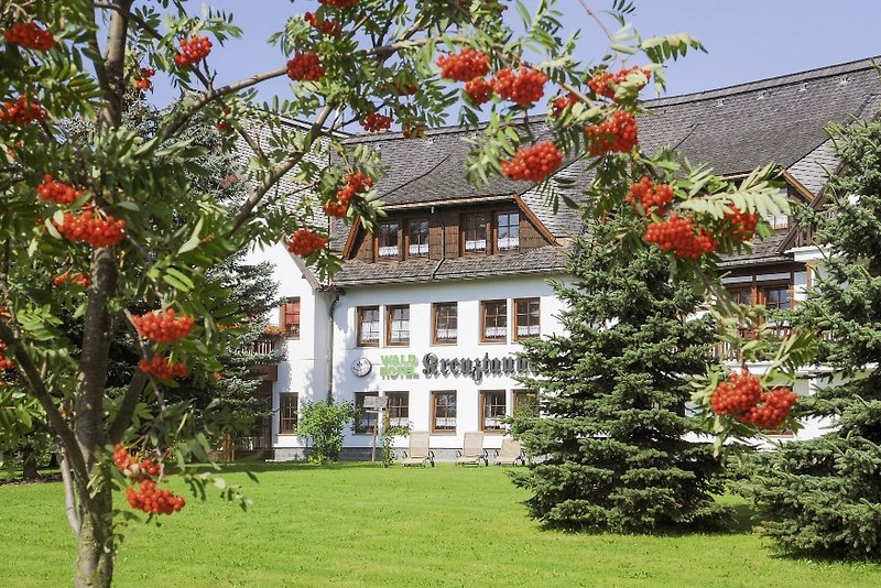 Waldhotel Kreuztanne in Friedebach, Dresden (DE) Außenaufnahme