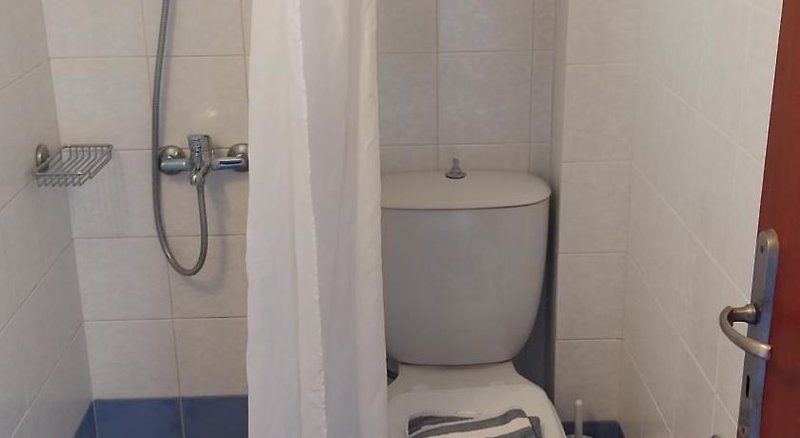 Galini Studios in Palaiochora, Chania (Kreta) Badezimmer