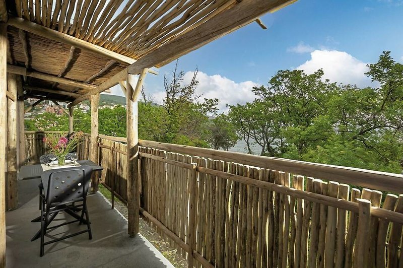 Holiday Homes Kacjak in Dramalj, Rijeka (Kroatien) Terrasse