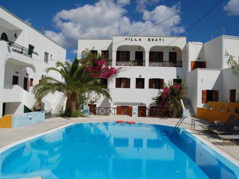 Appartements Ekati in Kamari, Santorini Außenaufnahme