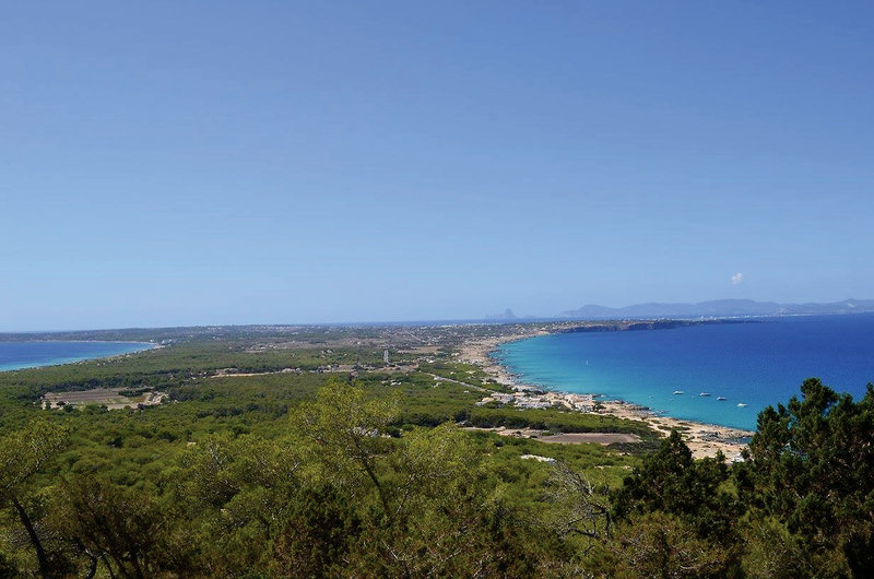 Las Dunas in Es Calo, Ibiza Landschaft