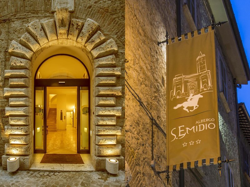 Albergo Sant'Emidio in Ascoli Piceno, Bologna Außenaufnahme