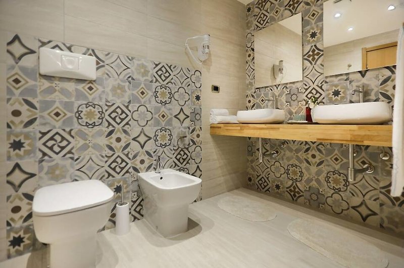 Pegasus Hotel Il Vialetto in Sassari, Olbia,Sardinien Badezimmer