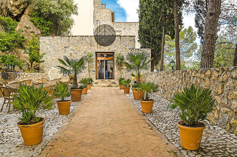 Castillo de Monda in Monda, Malaga Außenaufnahme