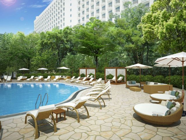 Grand Prince Hotel Shin Takanawa in Tokio, Tokyo (New Int.,Japan) Pool