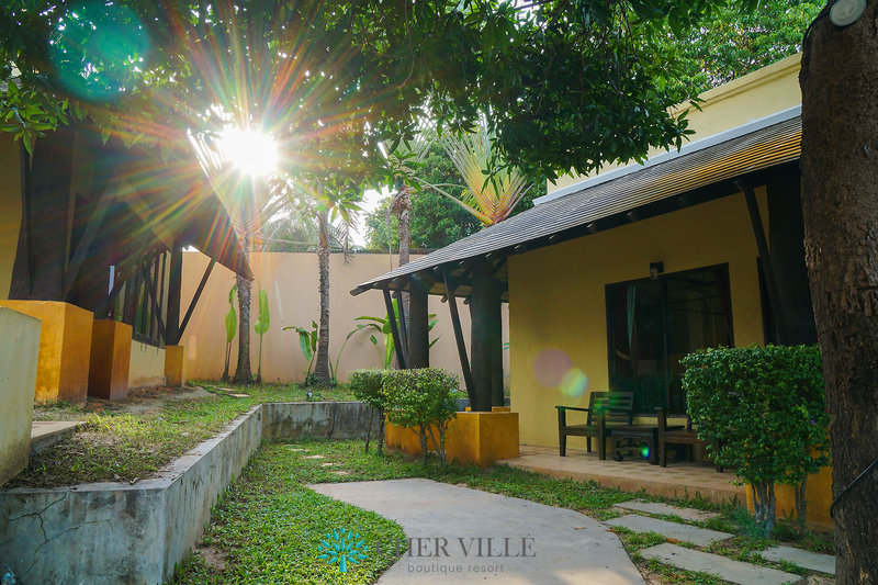 The Cher Ville Boutique Resort in Bophut Beach, Koh Samui (Thailand) Garten