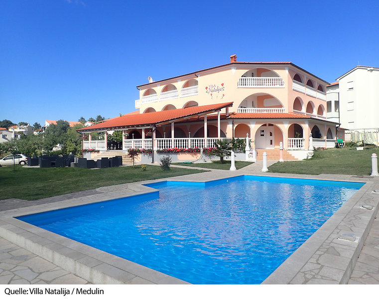 Villa Natalija in Medulin, Pula (Kroatien) Außenaufnahme