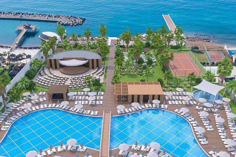 Rubi Platinum Sign in Alanya, Antalya Pool