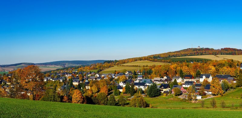 Panorama Berghotel Wettiner Höhe in Seiffen, Außenaufnahme