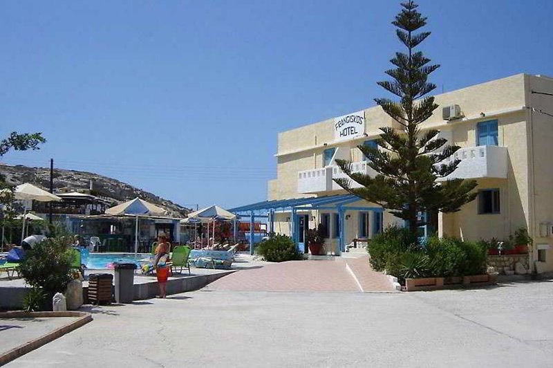 Hotel Fragiskos in Matala, Heraklion (Kreta) Außenaufnahme