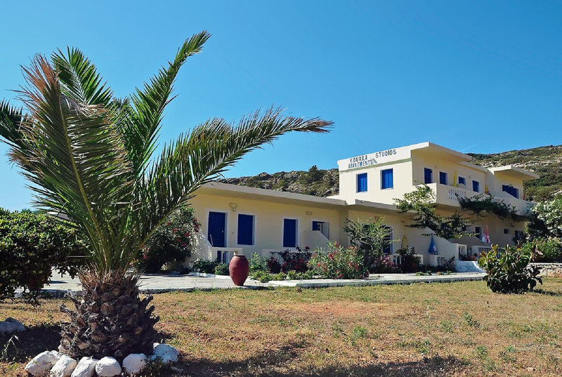 Kourkas in Lefkos, Karpathos Außenaufnahme