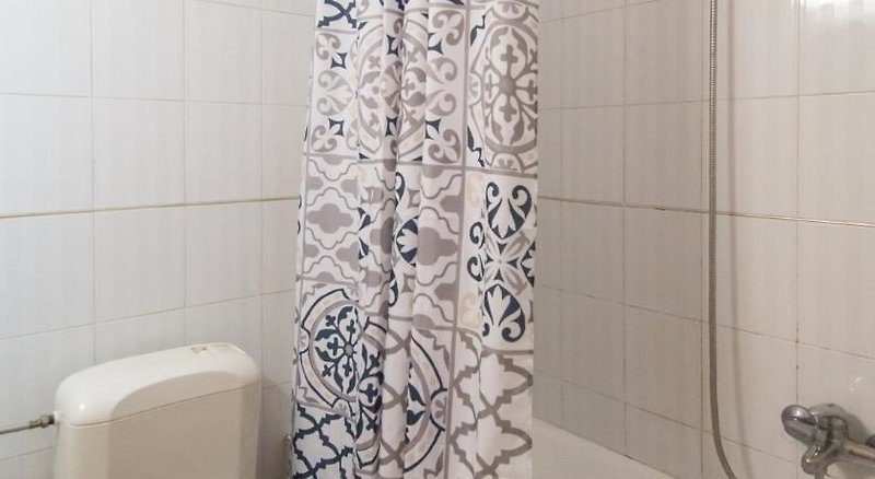 Mardinik Hotel Apartments in Rethymno, Chania (Kreta) Badezimmer