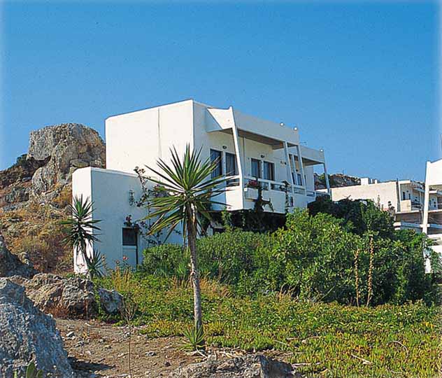 Aris Hotel in Paleochora, Chania (Kreta) Außenaufnahme