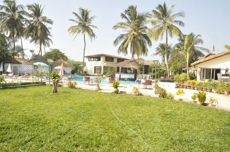 African Village in Bakau, Banjul (Gambia) Außenaufnahme