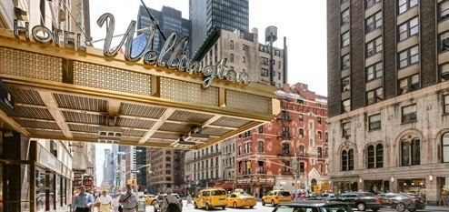 Wellington Hotel in New York City, New York (John F Kennedy) Außenaufnahme