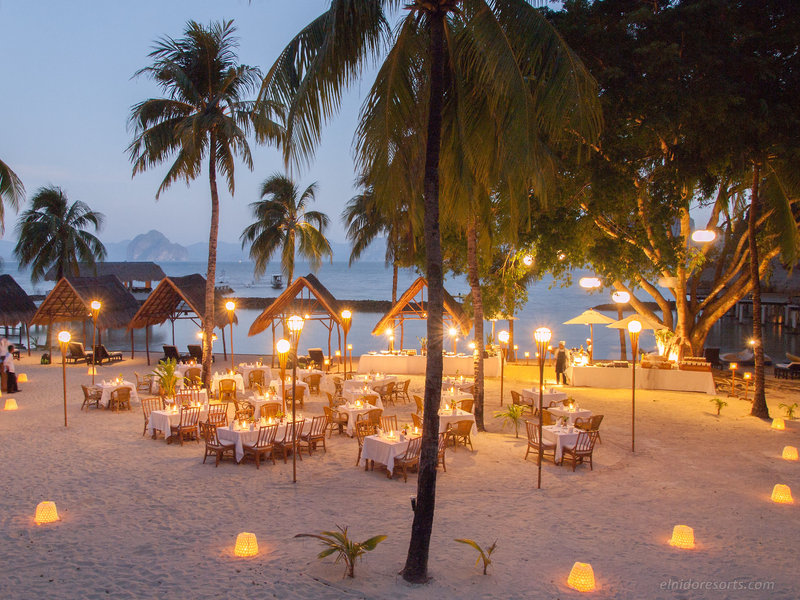 El Nido Miniloc Island Resort in Insel Bacuit, Manila (Phillippien) Restaurant