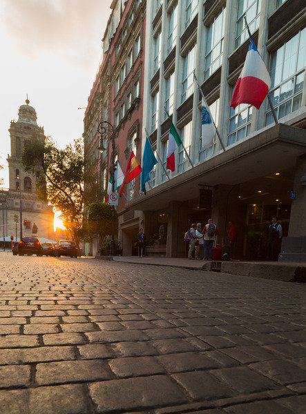 Zocalo Central in Mexiko-Stadt, Mexiko-Stadt (Mexico) Außenaufnahme