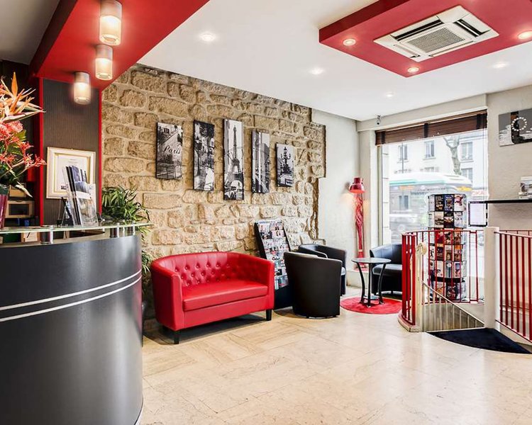 Best Western Nouvel Orléans Montparnasse in Paris, Paris-Charles De Gaulle Lounge/Empfang