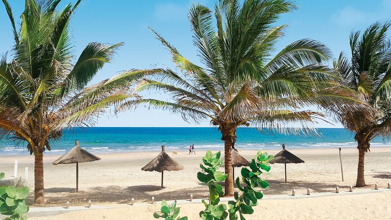 Djembe Beach Resort in Serekunda, Banjul (Gambia) Strand