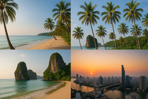 Reisezeit nach Region Thailand