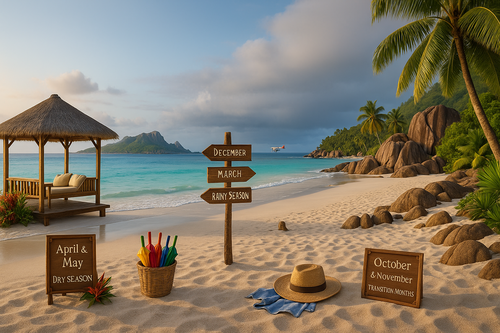 Malediven Resort Strandblick