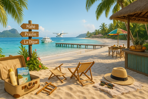 Malediven Resort Strandblick