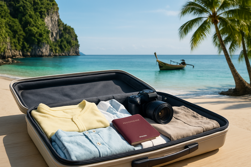 Packliste Kleidung Technik Reisedokumente Thailand